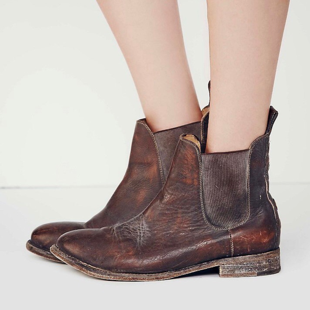 NWT Faryl Robin-Free People Women’s Brown Size 10 Mountain Peaks Chelsea Boot